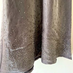Gorgeous long silver skirt for girls BLING!